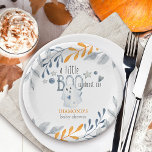 Little Boo Niedlich Halloween Kinderdusche Pappteller<br><div class="desc">Little Boo Baby Duwer Papiertüte - oder die Formulierung für Ihr Baby Sprinkle, Geschlechtsenthüllung etc. anpassen. Das Design ist mit "ein kleines Boo ist fast fällig" und perfekt für eine kleine Boo Halloween Babydusche im Oktober oder Little Boo Halloween. Dieses Aquarell-Design hat eine geschlechtsneutrale Farbpalette mit Orange, Grau und Sturmblau....</div>
