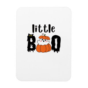 Little Boo Niedlich Halloween Pumpkin Cat Vintag S Magnet