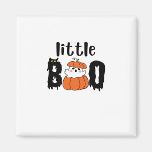 Little Boo Niedlich Halloween Pumpkin Cat Vintag S Magnet