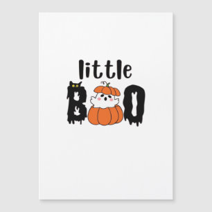 Little Boo Niedlich Halloween Pumpkin Cat Vintag S Magnetkarte