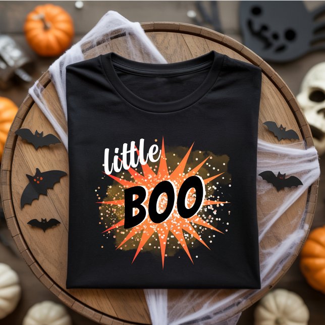 Little Boo | Orange Halloween T-Shirt (Von Creator hochgeladen)