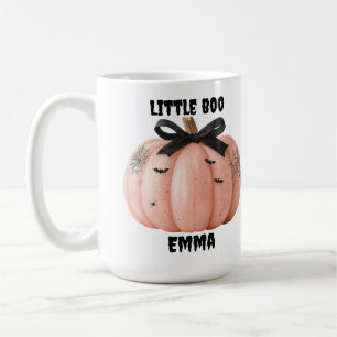 Little Boo Personalisiert Halloween Pumpkin Kaffeetasse