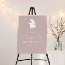Little Boo Pink Ghost Mädchen Baby Shower Willkomm