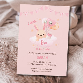 Little Boo Pink Halloween Baby Shower Einladungen