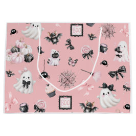 Little Boo Pink Halloween Große Geschenktüte
