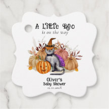 Little Boo Poem Cat in Hexenhut Babydusche