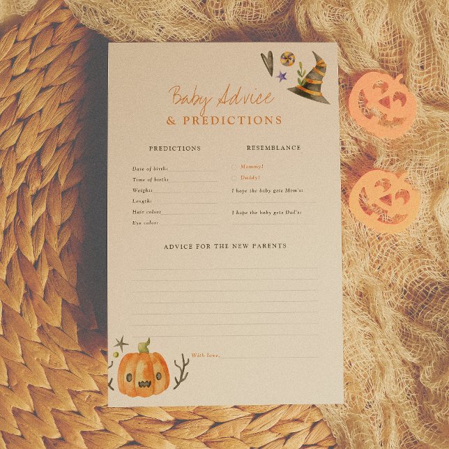 Little Boo Pumpkin Baby Predictions & Advice Game (Von Creator hochgeladen)