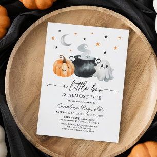 Little Boo Pumpkin Halloween Baby Shower Einladung