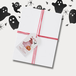 Little Boo Pumpkin Halloween Baby Shower Favor Tag Geschenkanhänger