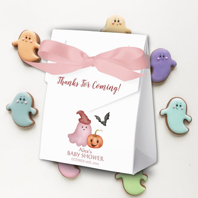 Little Boo Pumpkin Halloween Baby Shower Geschenkschachtel (Von Creator hochgeladen)