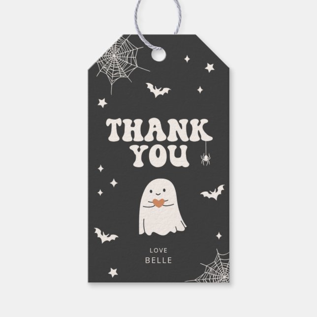 Little Boo Vielen Dank für Ihr Interesse Tag Geschenkanhänger (Vorderseite)