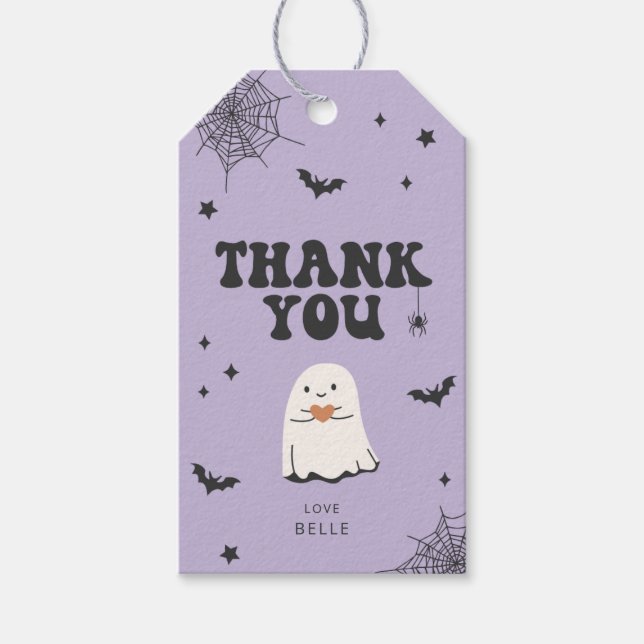 Little Boo Vielen Dank für Ihr Interesse Tag Geschenkanhänger (Vorderseite)