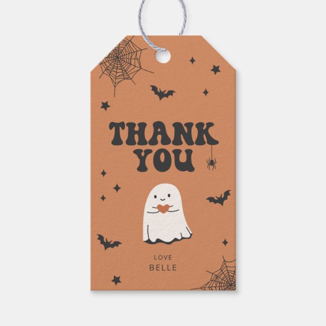 Little Boo Vielen Dank für Ihr Interesse Tag Geschenkanhänger (Vorderseite)