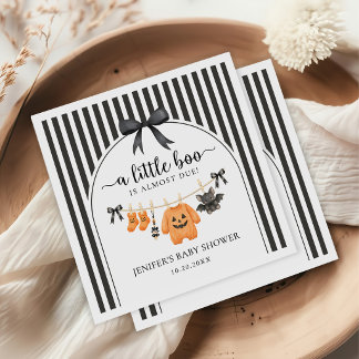 Little Boo Wäscheleine Baby Shower Serviette
