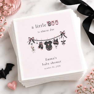 Little Boo Wäscheleine Mädchen Baby-Party Serviette