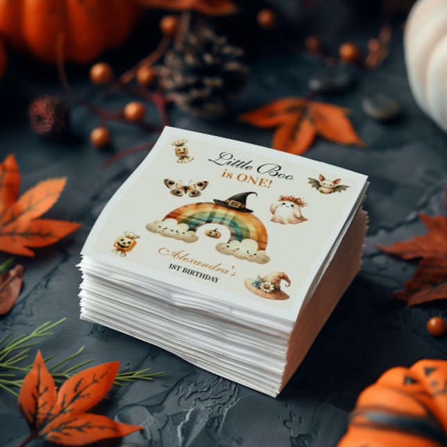 Little Boo Western erster Geburtstag Serviette (Von Creator hochgeladen)