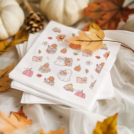 Little Boo White Whimsical Books Baby Dusche Serviette