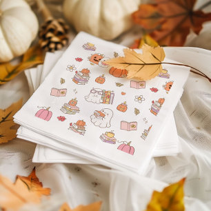 Little Boo White Whimsical Books Baby Dusche Serviette