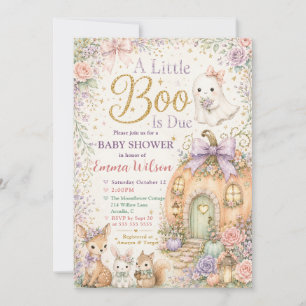 Little Boo Woodland-Baby-Party Einladung