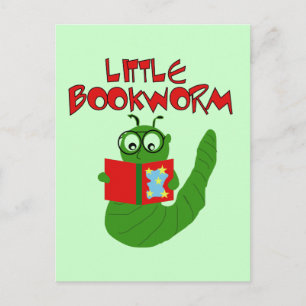Little Bookworm Tshirts und Geschenke Postkarte