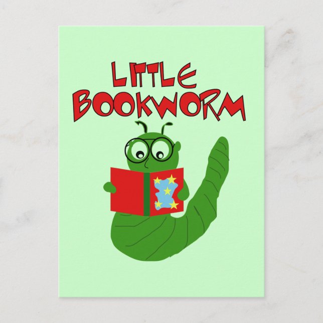 Little Bookworm Tshirts und Geschenke Postkarte (Vorderseite)