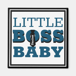 Little Boss Baby Personalized Magnet