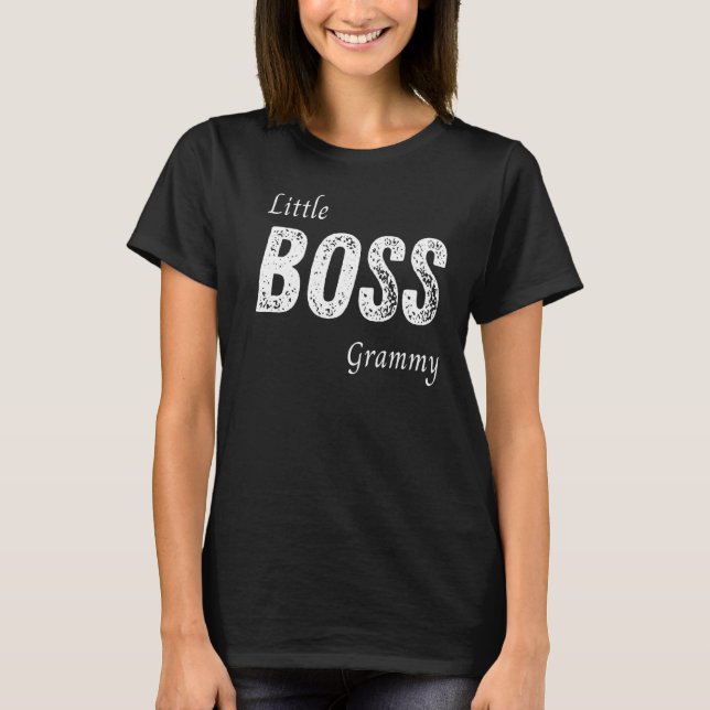 Little Boss Grammy Baby Kindermädchen Moth T-Shirt (Vorderseite)