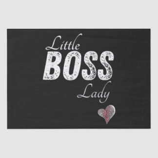 Little Boss Lady Baby Kleinkind Girl Kurz Seidenpapier