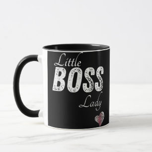Little Boss Lady Baby Kleinkind Girl Kurz Tasse