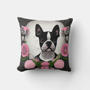 Little Boston Terrier Kissen