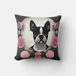 Little Boston Terrier Kissen