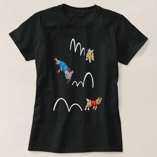 Little Bouncing Baby Goats T - Shirt (Design vorne)