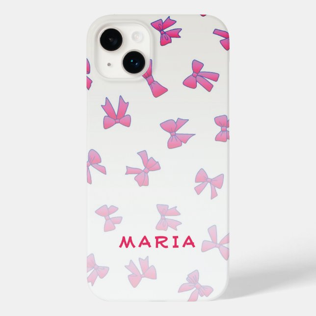 Little Bow : Ein buntes und festes Design Case-Mate iPhone Hülle (Rückseite)