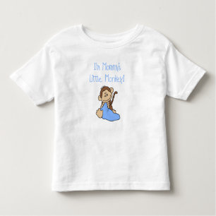 Little Boy-Affe der Mama Kleinkind T-shirt