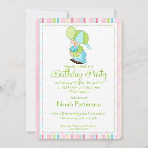 Little Boy Birthday Party Einladung Country Boy d3