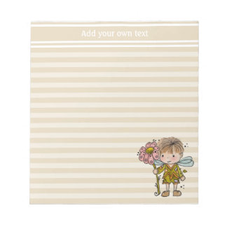 Little Boy Fairy Personalisiert Notepad Notizblock