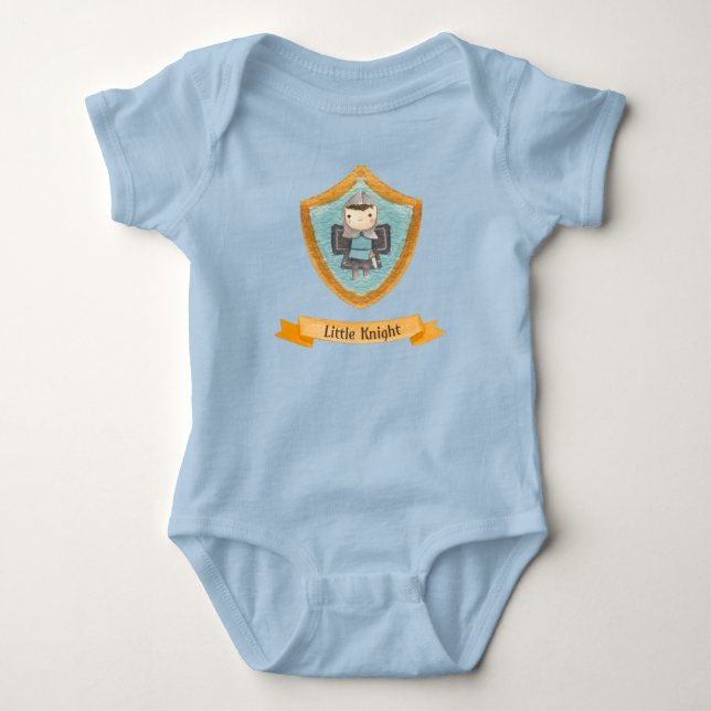 Little Boy Knight Baby Bodysuit Strampler (Vorderseite)