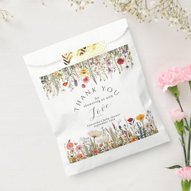 Little Bright Wildblume Blume Babydusche Geschenktütchen (Versiegelt)