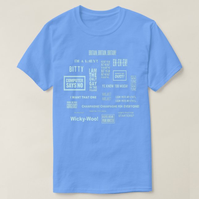 Little Britain Britainisms T-Shirt (Design vorne)