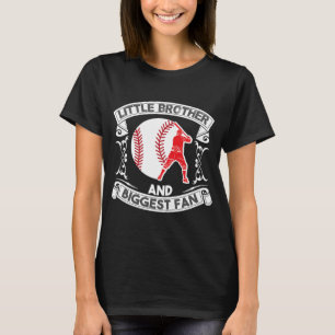 Little Brother and Größte Fan Baseball Match T-Shirt