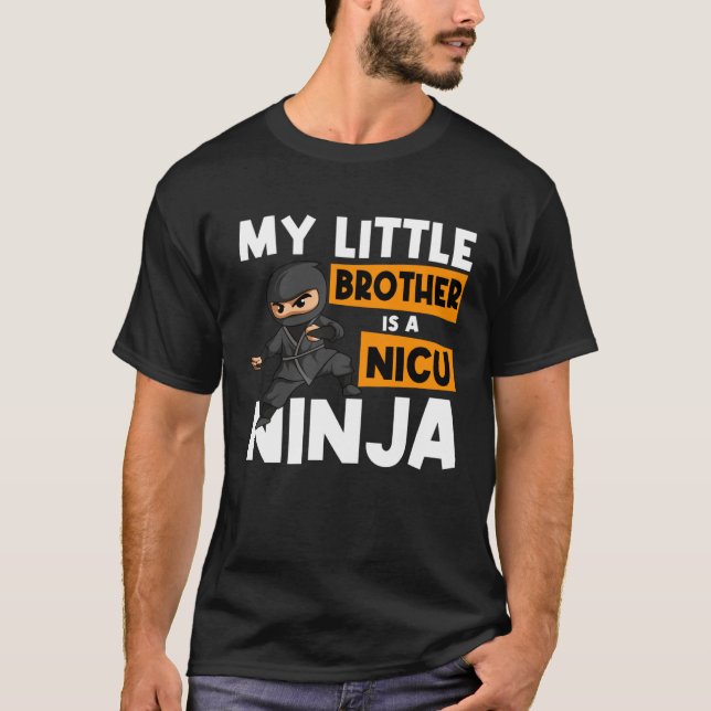 Little Brother Baby Bro Lil Kid Younger Sibling Ni T-Shirt (Vorderseite)