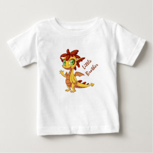 Little Brother Baby Fine Jersey T - Shirt/Dragon T-shirt