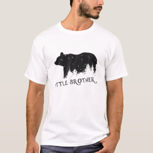Little Brother Bären Geschenk Mutter / Vatertag T-Shirt