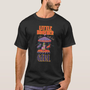 Little Brother Birthday Girl Carousel Thema Matchi T-Shirt