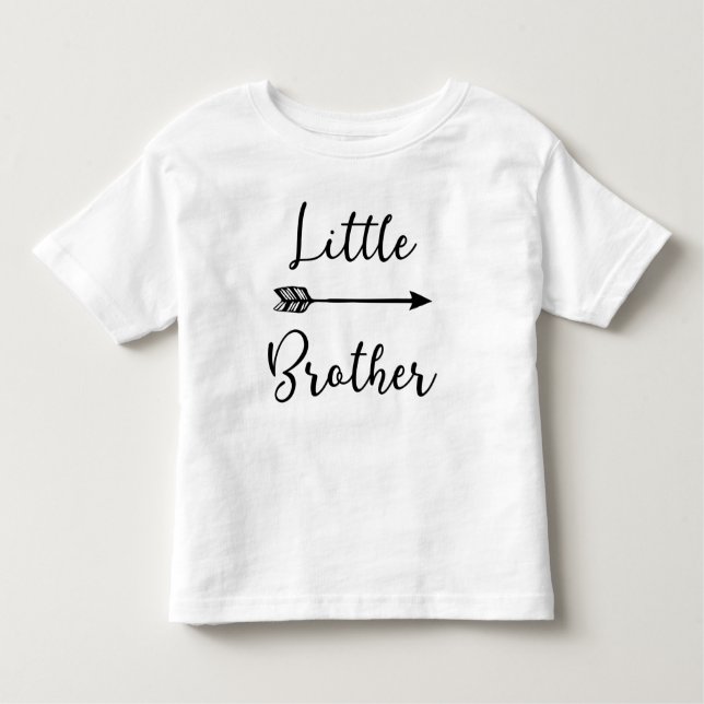Little Brother ~ Brother Designs Arrow Kleinkind T-shirt (Vorderseite)