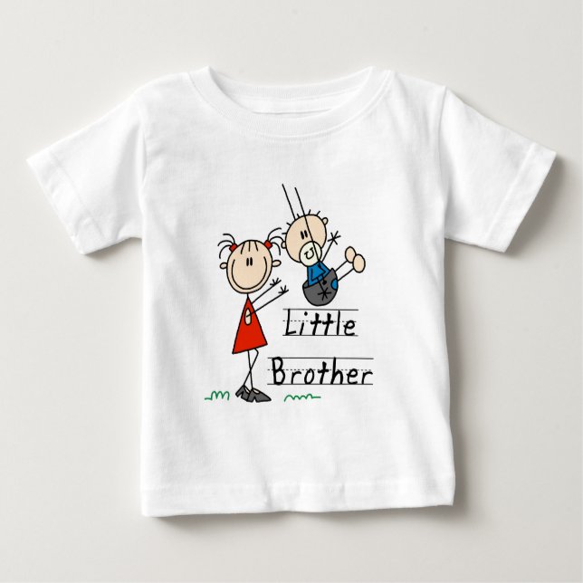 Little Brother mit Big Sister Tshirts (Vorderseite)