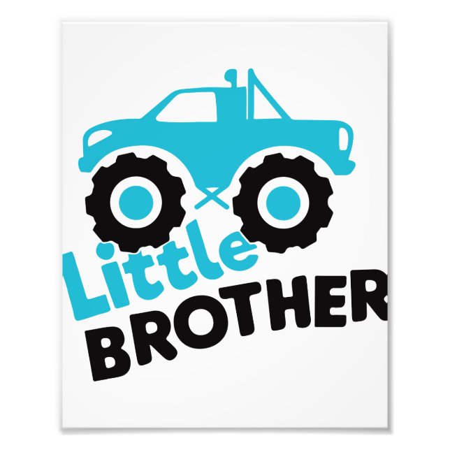 Little Brother Monster Truck Fotodruck (Vorne)