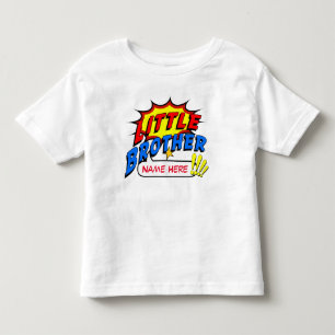 Little Brother Superhero Custom Kleinkind T-shirt