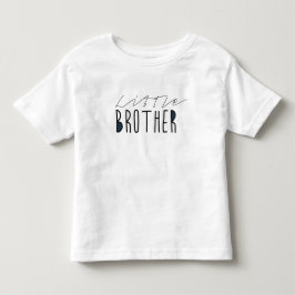 Little Brother Typografy Kleinkind T-shirt