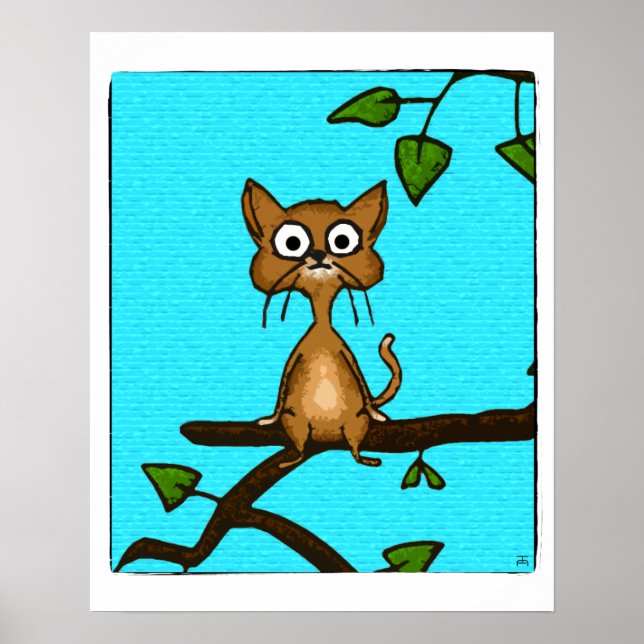 Little Brown Cat Poster (Vorne)